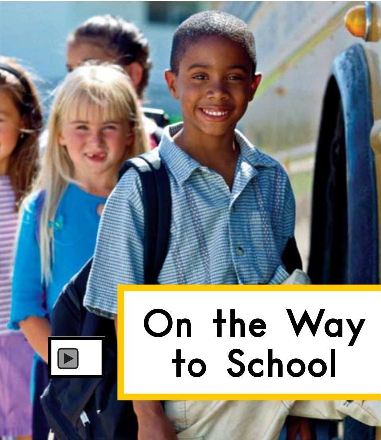 On the way to school
