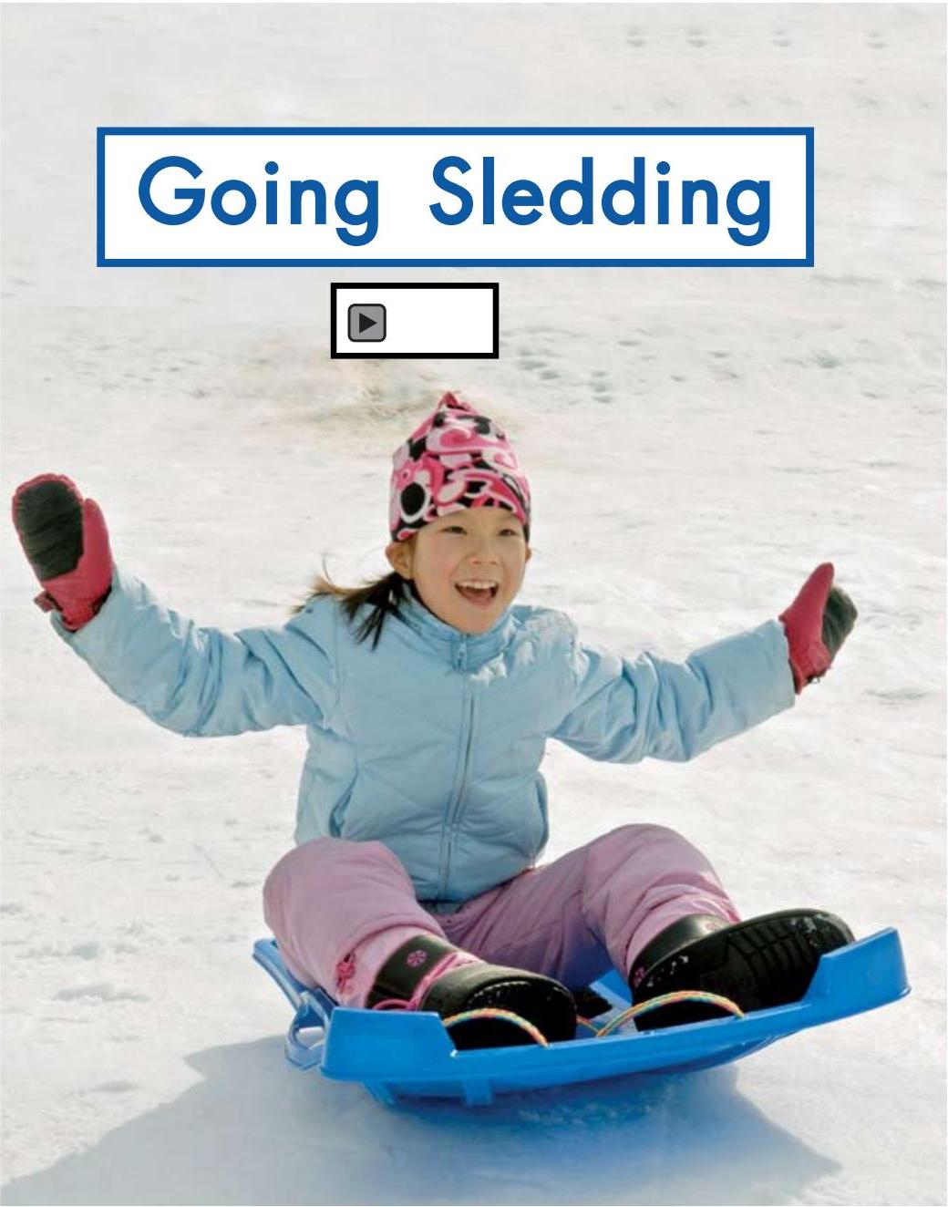 Going sledding