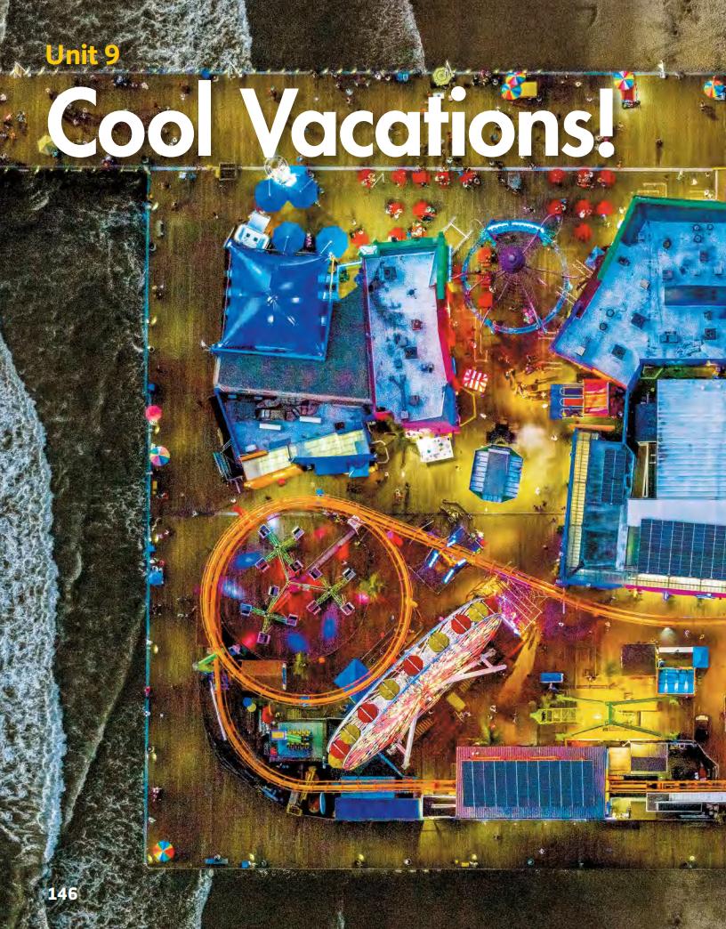 9 Cool Vacations!