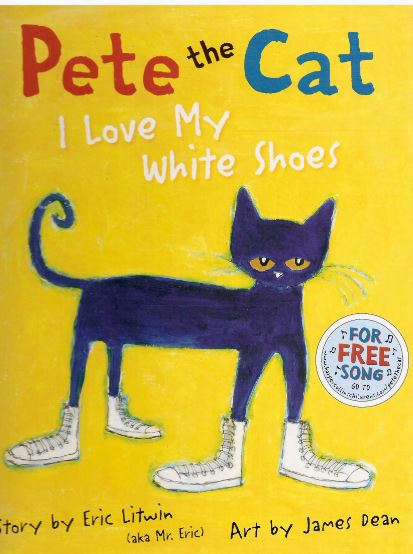pete the cat i love my white shoes