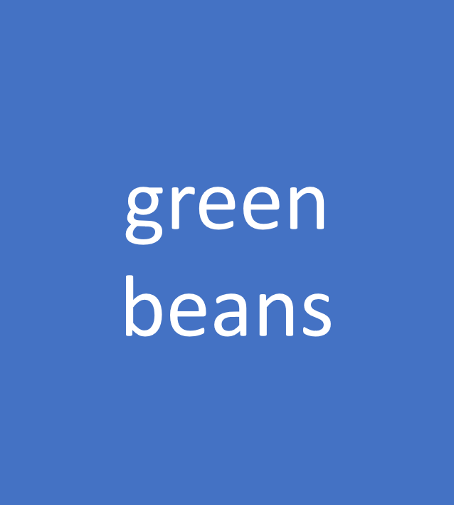 green beans