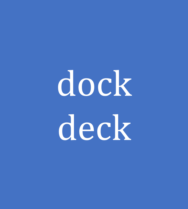 dock
