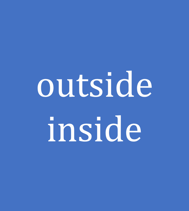 outside