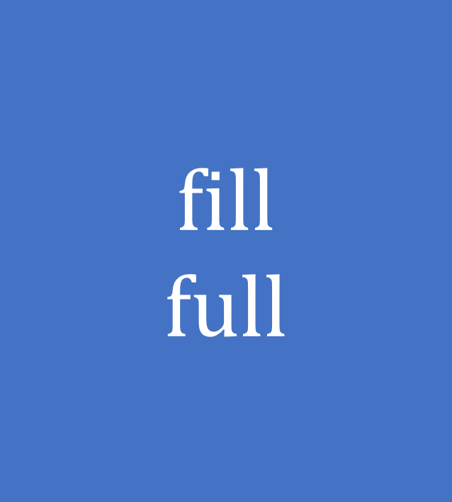 fill