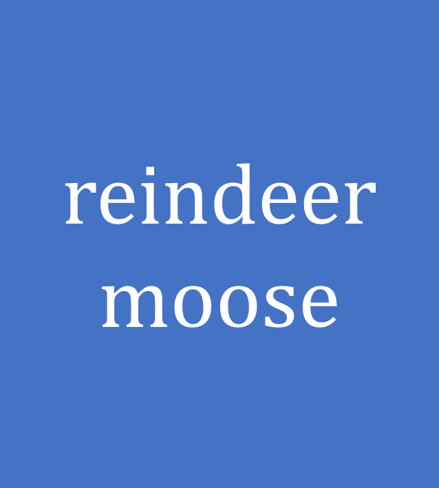 reindeer