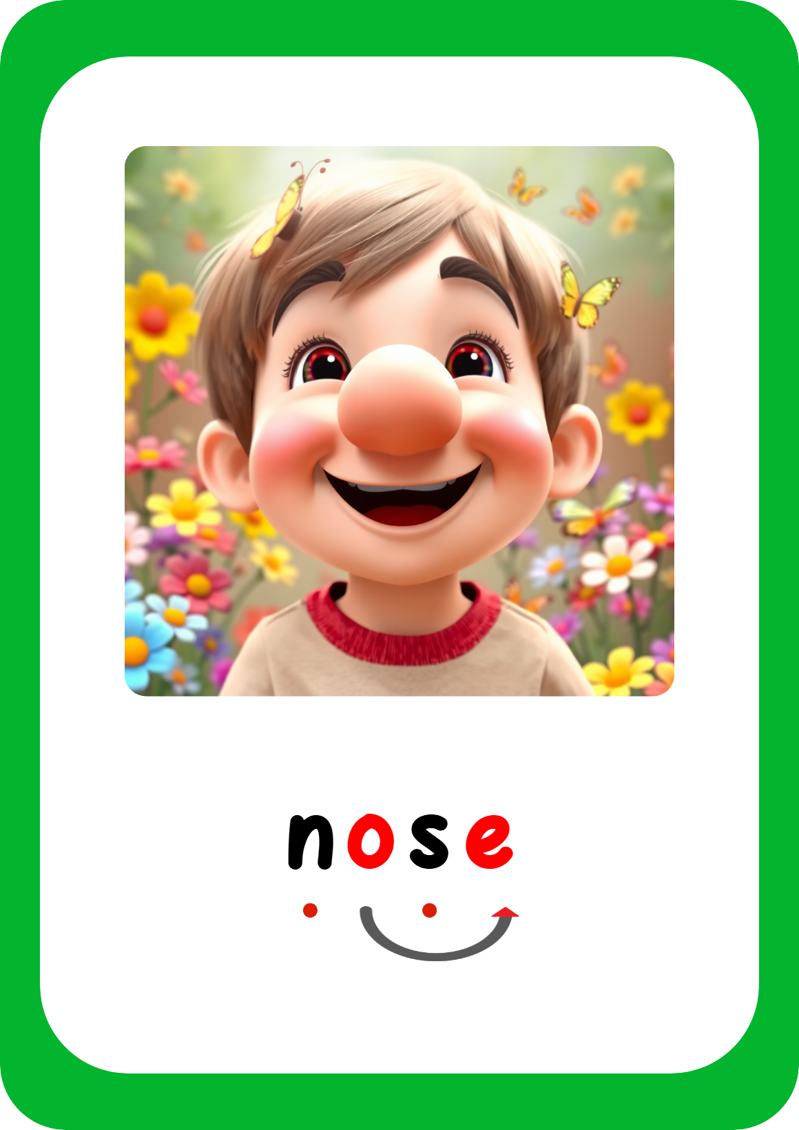 Gracie's nose单词表