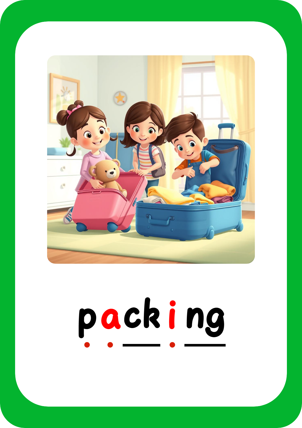 21 packing my bag