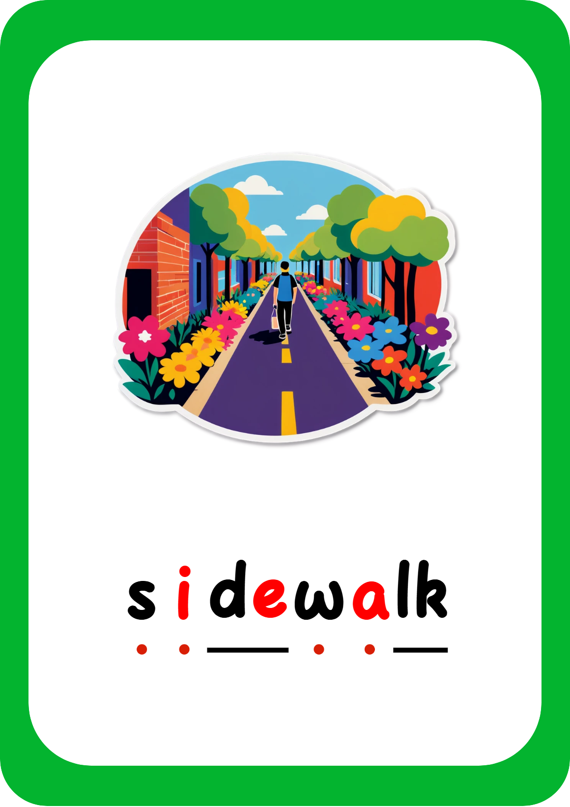 25  the sidewalk