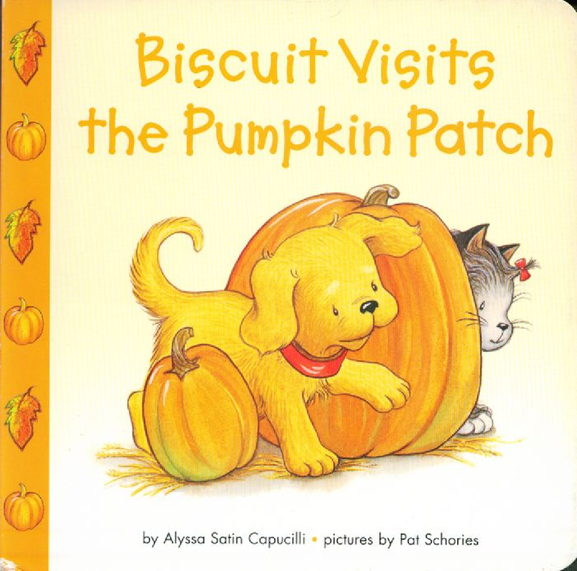 biscuit visits the pumpkin patch