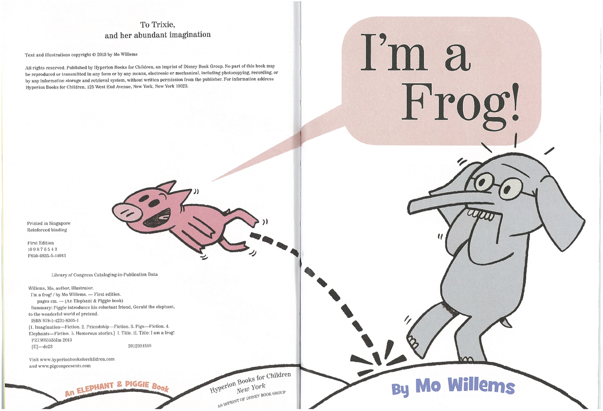  I'm a frog