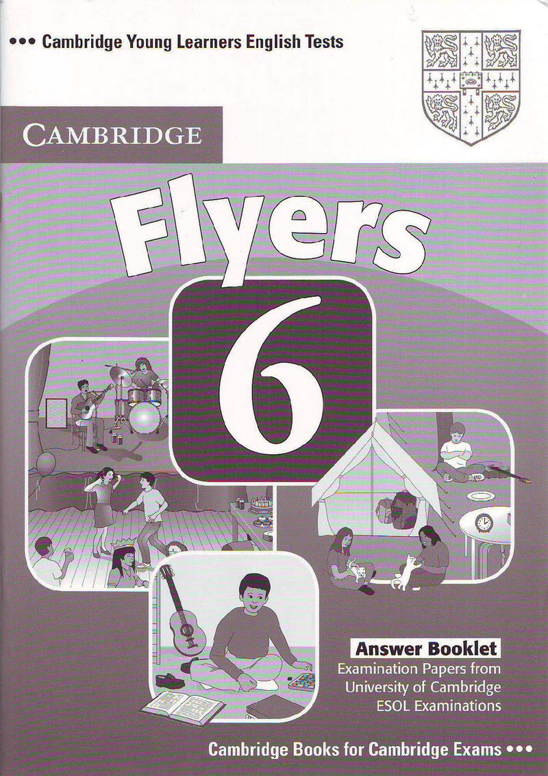 Flyers 6 key(剑桥少儿英语考试全真试题第三级f)