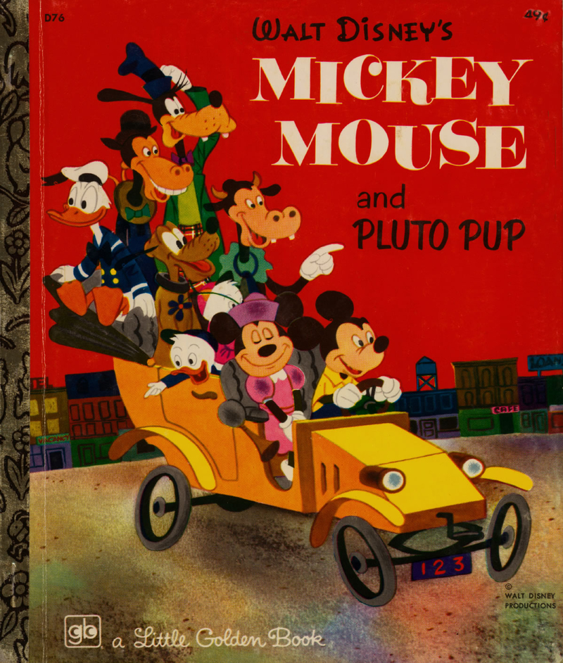 Walt Disney_Mickey Mouse and Pluto Pup