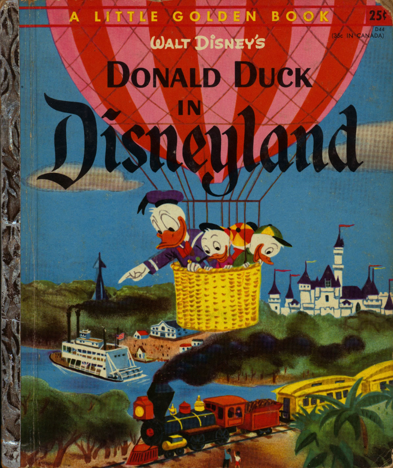 Walt Disney_Donald Duck in Disneyland