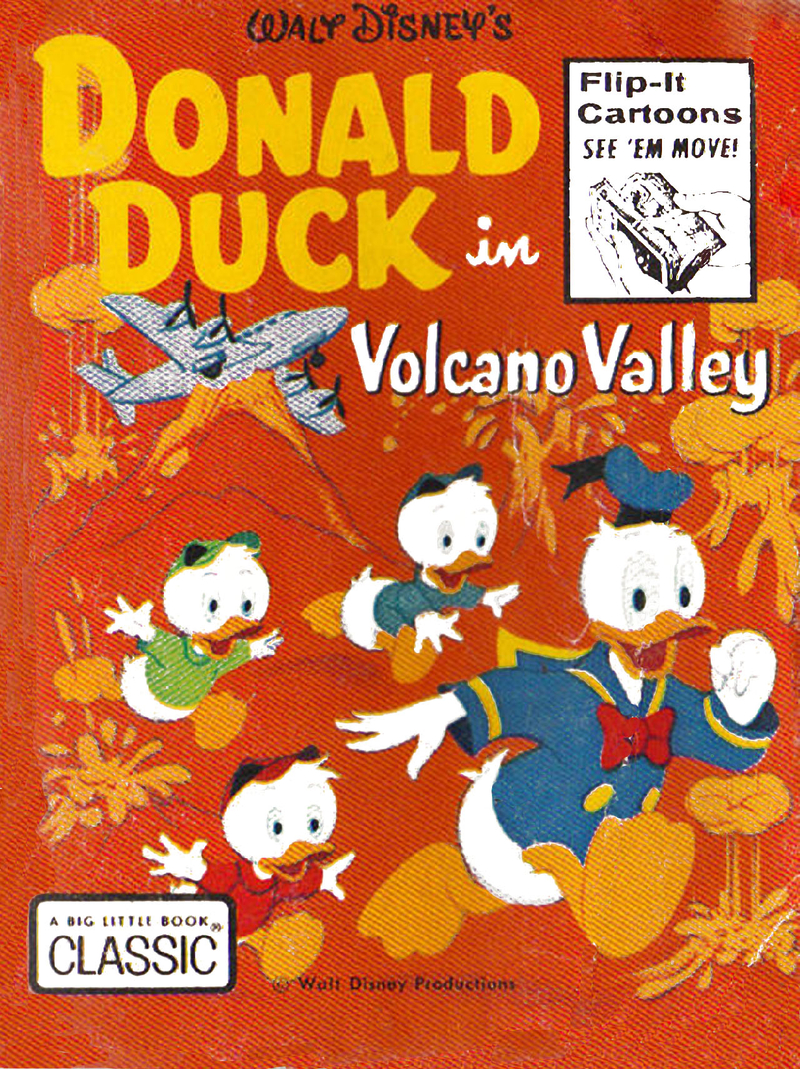 Walt disney_donald duck in valcano valley 1973（章节书）
