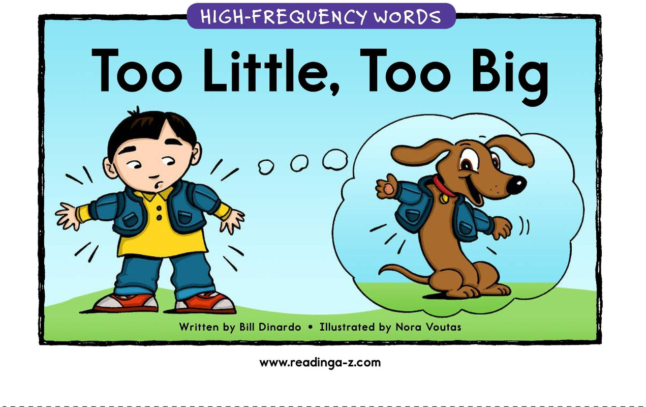 Too Little, Too Big