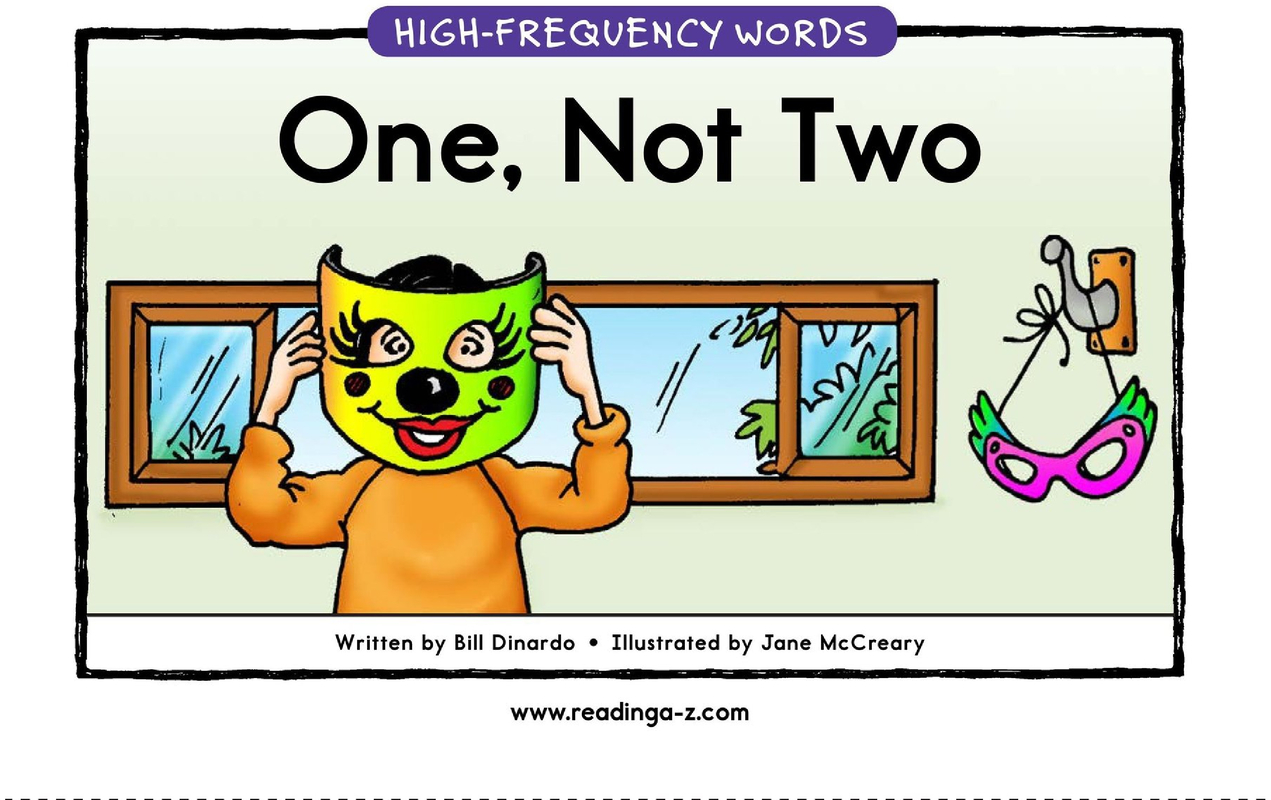 One, Not Two