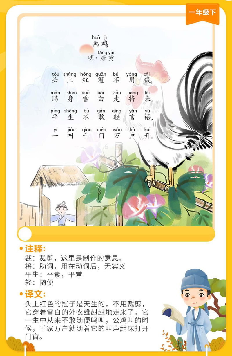 画鸡