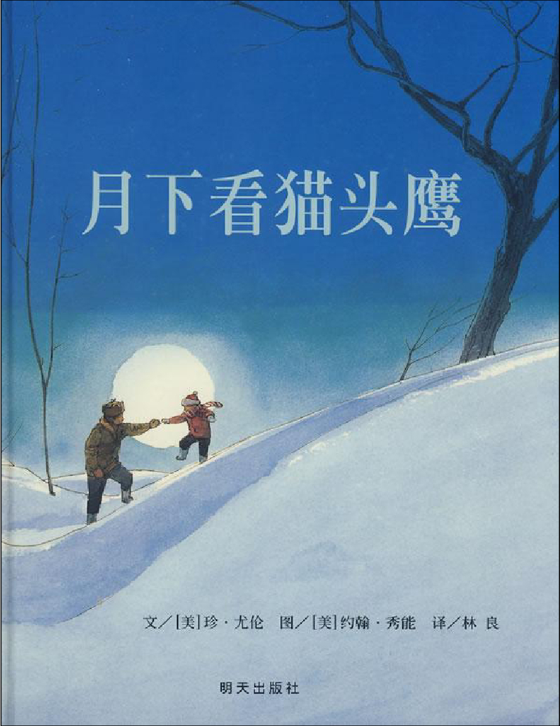 月下看猫头鹰