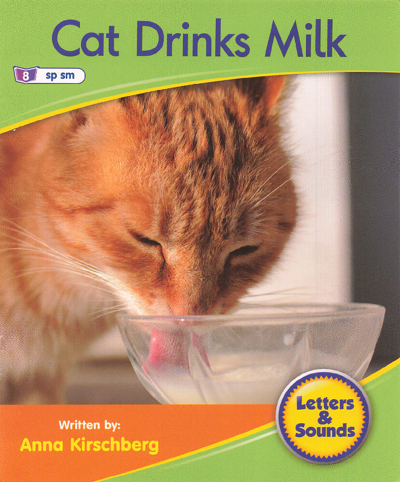 Cat Drinks Milk