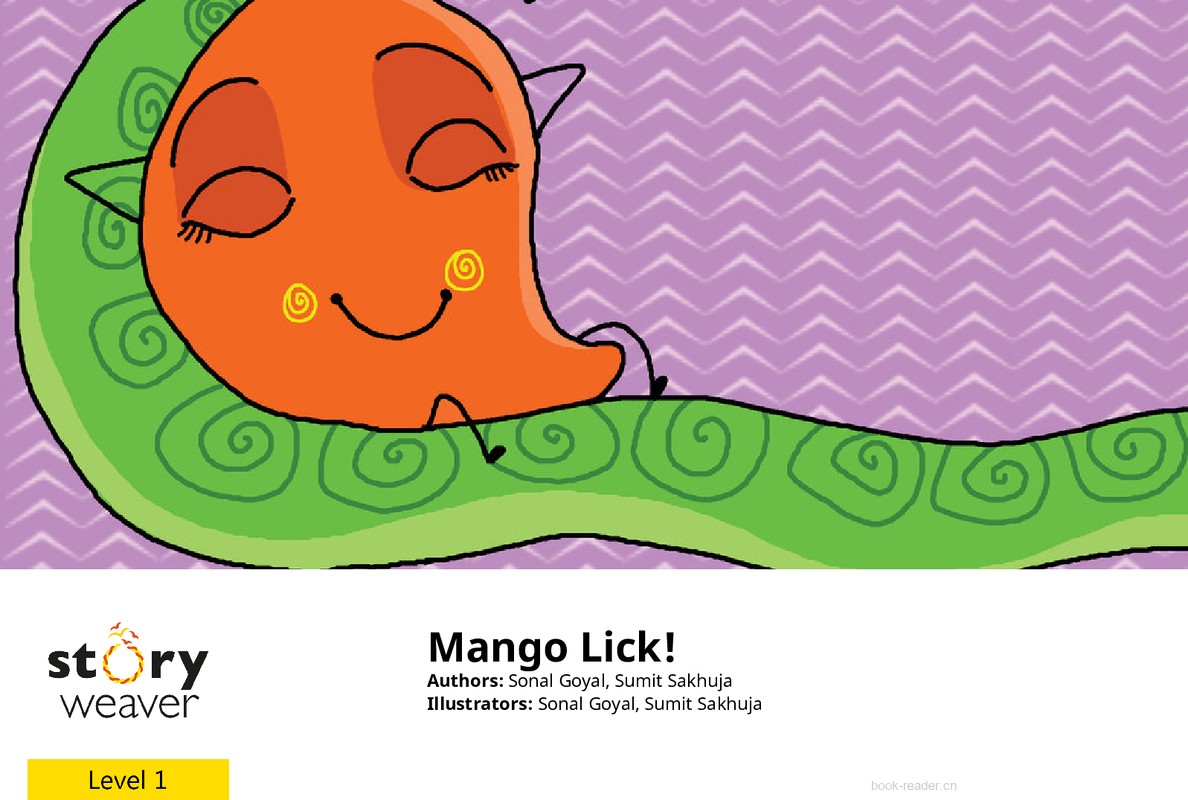 Mango Lick! – Wordless Book for Young Children