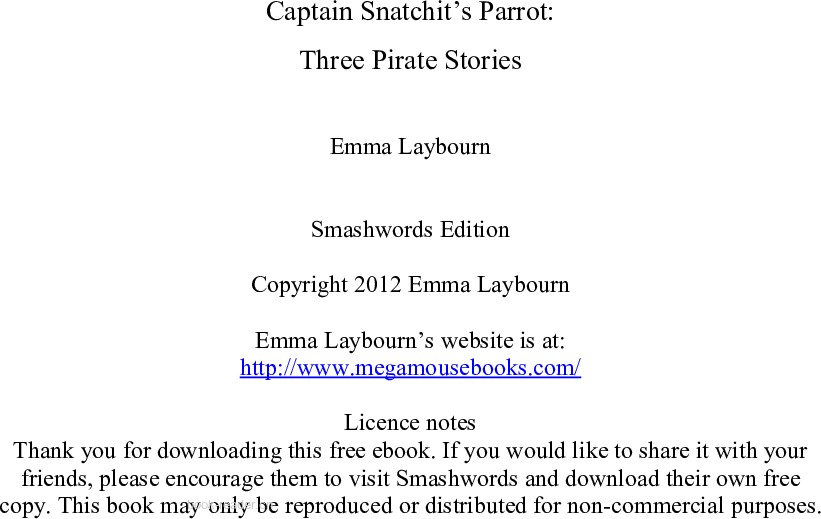 Captain Snatchit’s Parrot