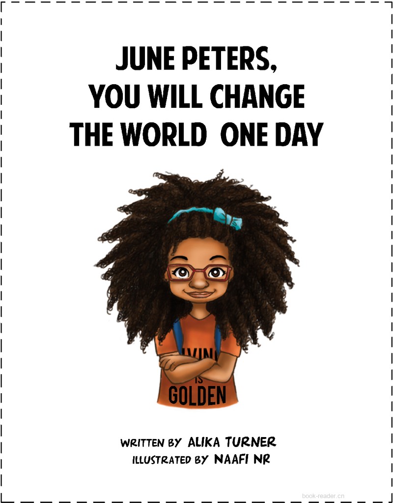 June Peters_ You Will Save The World One Day