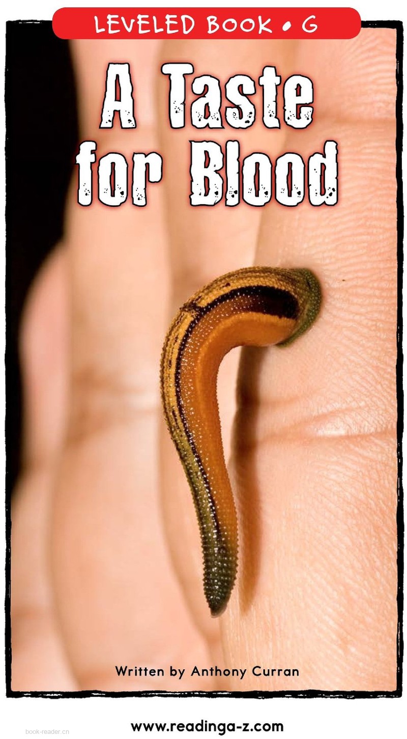 A Taste for Blood
