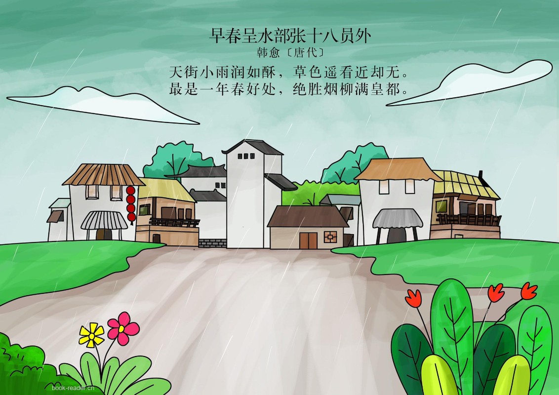 早春呈水部张十八员外
