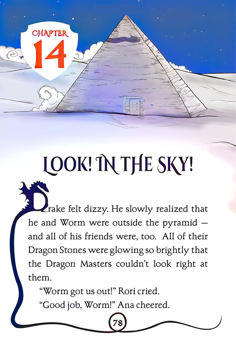 14 Look! in the sky!
