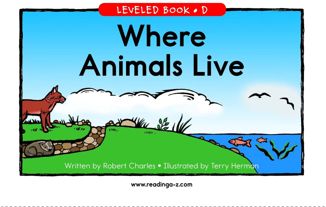 D-05-Where Animals Live
