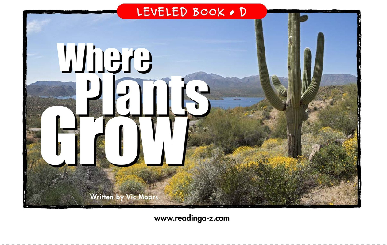 D-09-Where Plants Grow