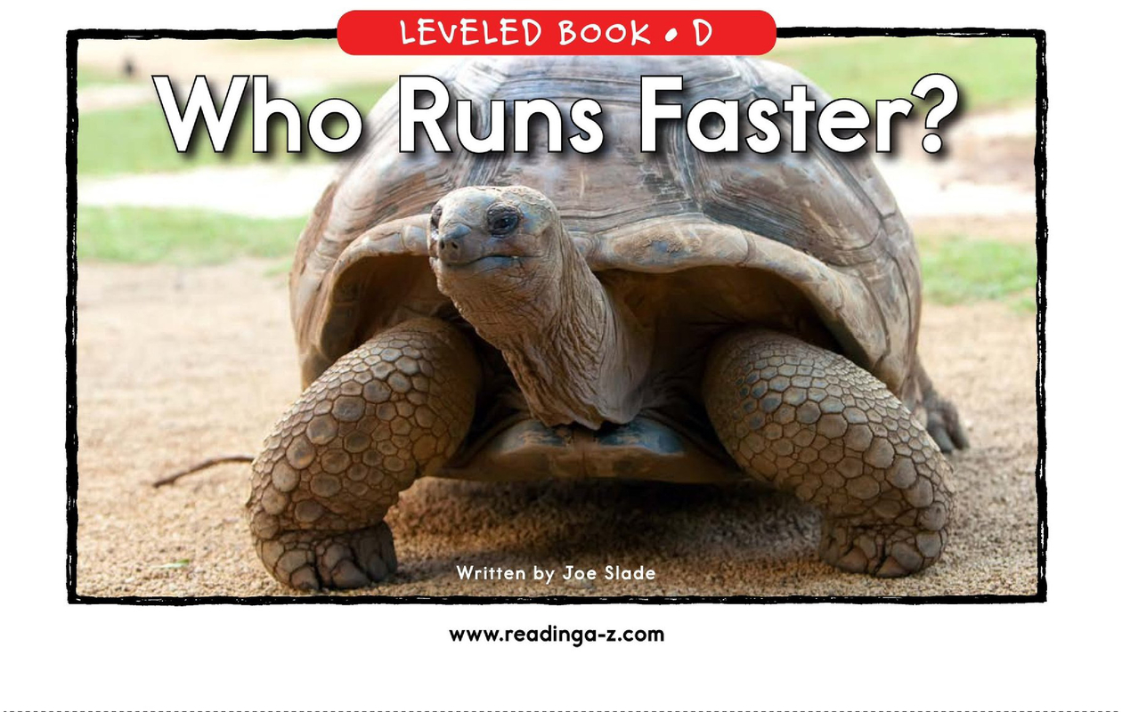 D-27-Who Runs Faster