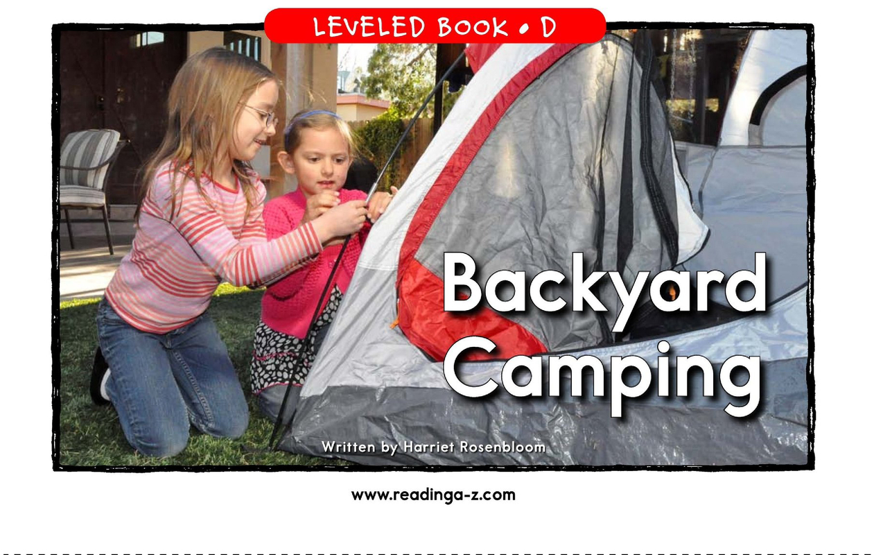 D-61-Backyard Camping