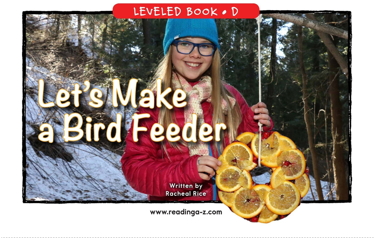 D-51-Let's Make a Bird Feeder