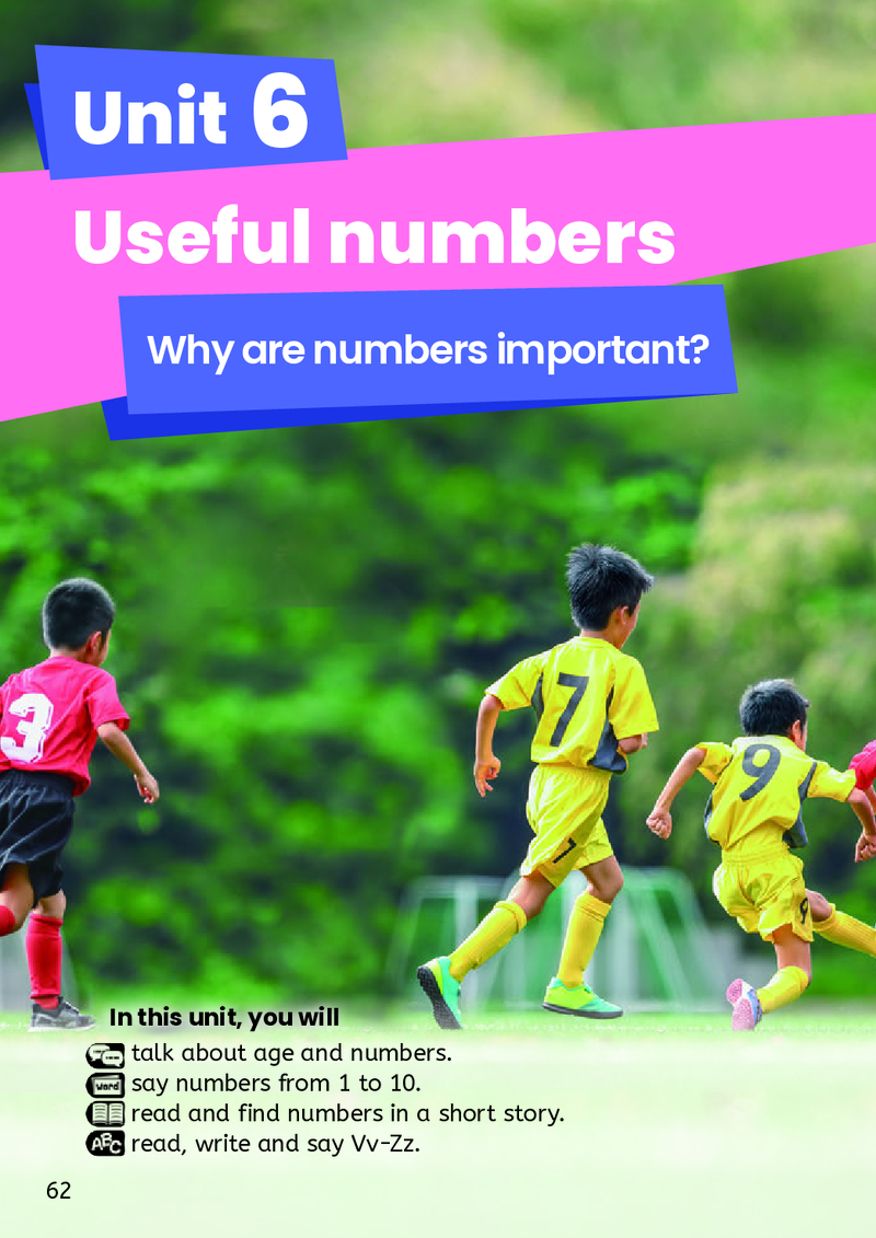 Unit 6 Useful numbers