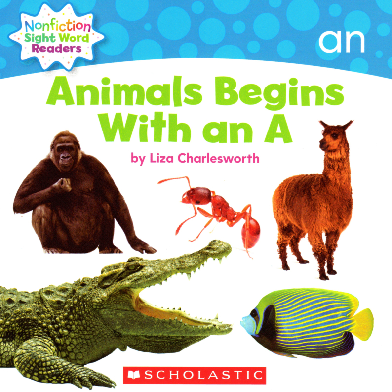 Animals begins with an A