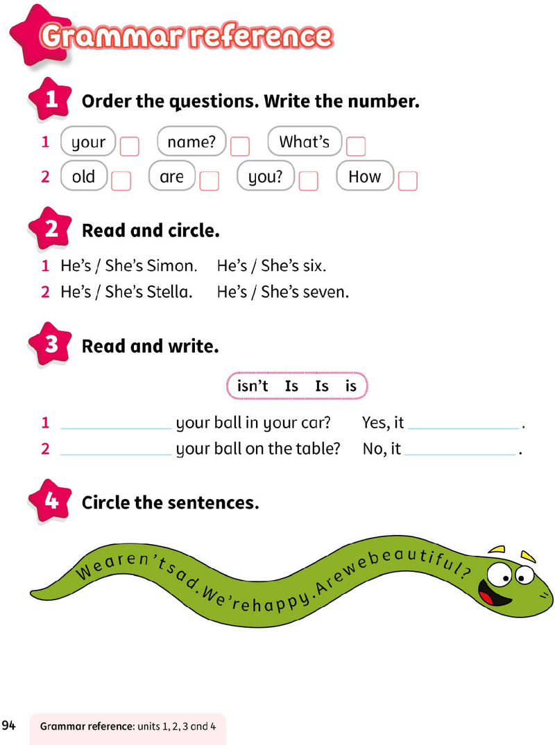 Kid’s Box AB-Review Grammar