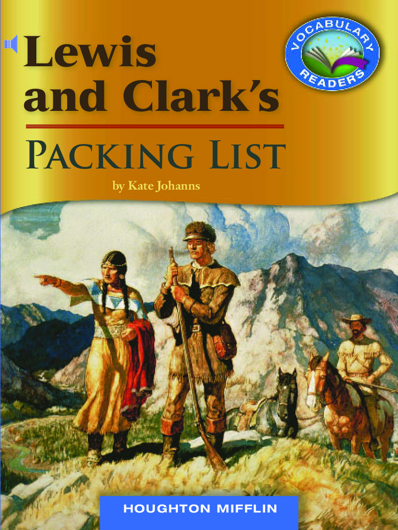 Lewis and Clarks Packing List