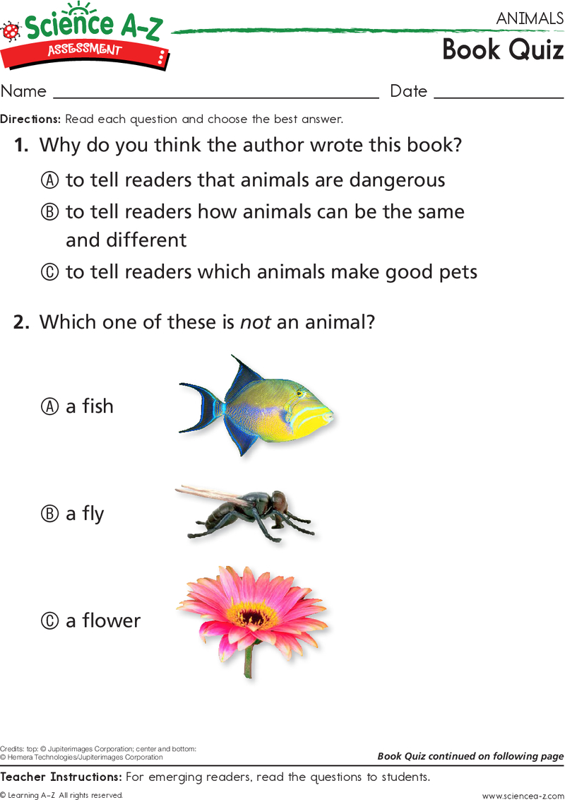 Animals-high-quiz