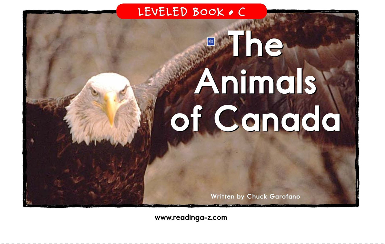 The animals of Canada