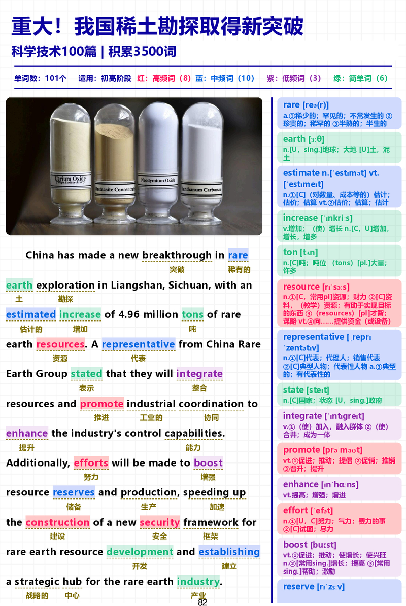 重大！我国稀土勘探取得新突破