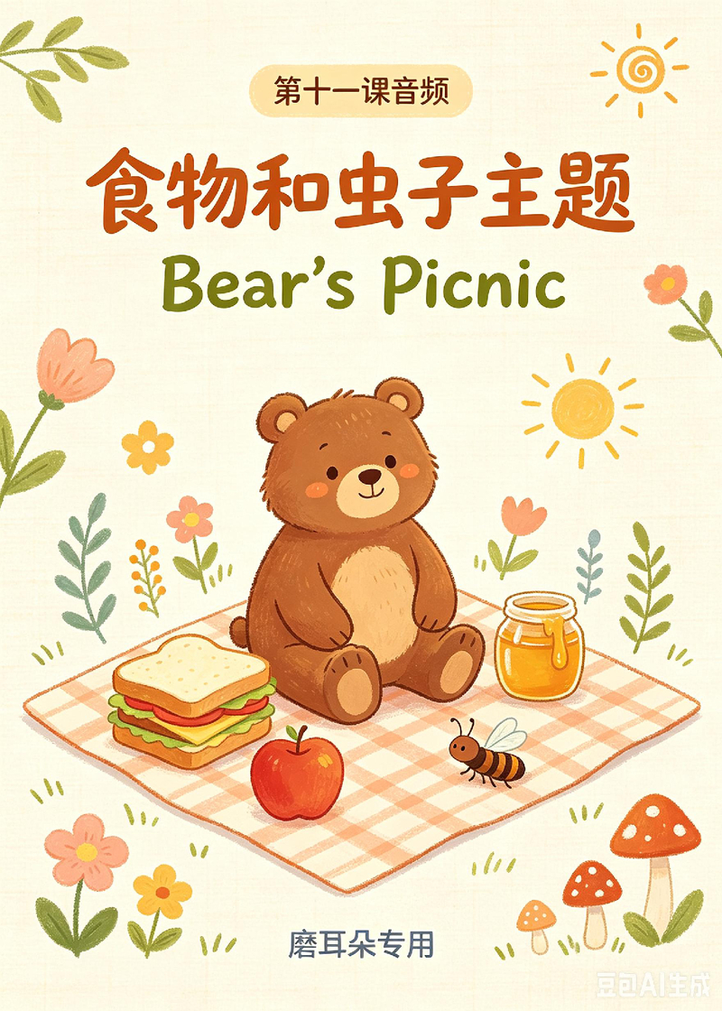 第十一课音频 食物和虫子主题 Bear's Picnic