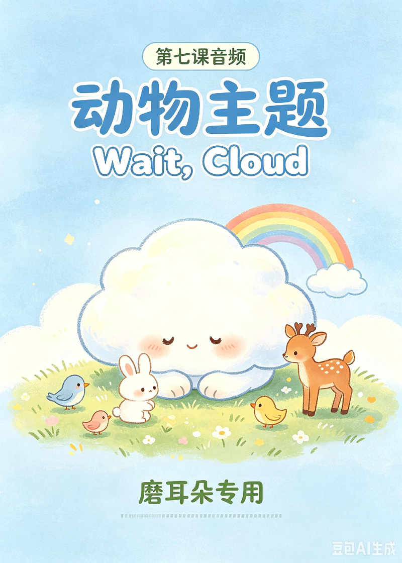第七课音频 动物主题 Wait, Cloud