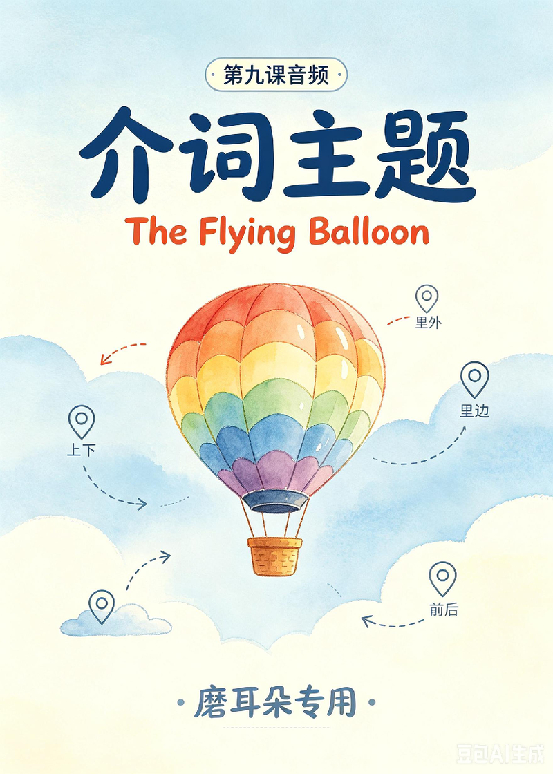 第九课音频 介词主题 The Flying Ballon