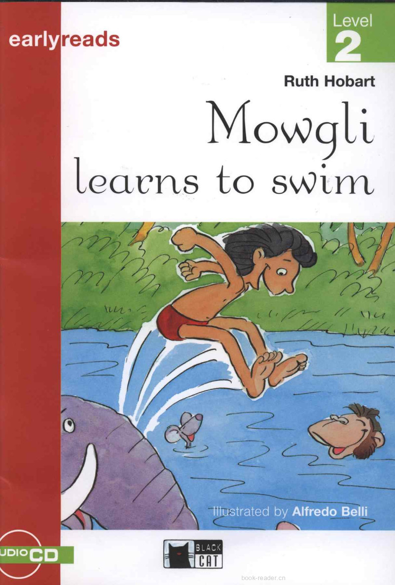 Level 2 Mowgli learns to swim -- 绘本听读宝在线台词全文