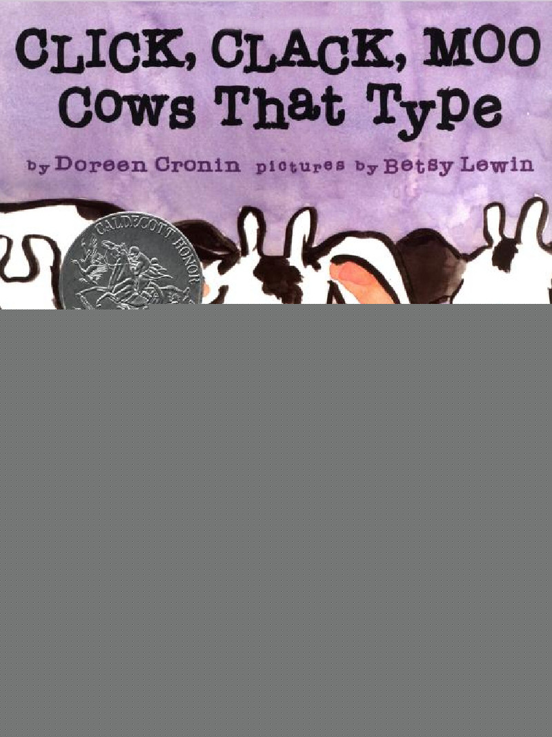 Click, Clack, Moo Cows That Type 封面