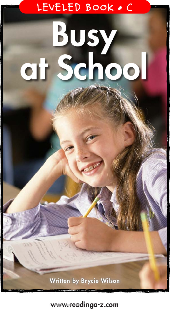 Busy  at School