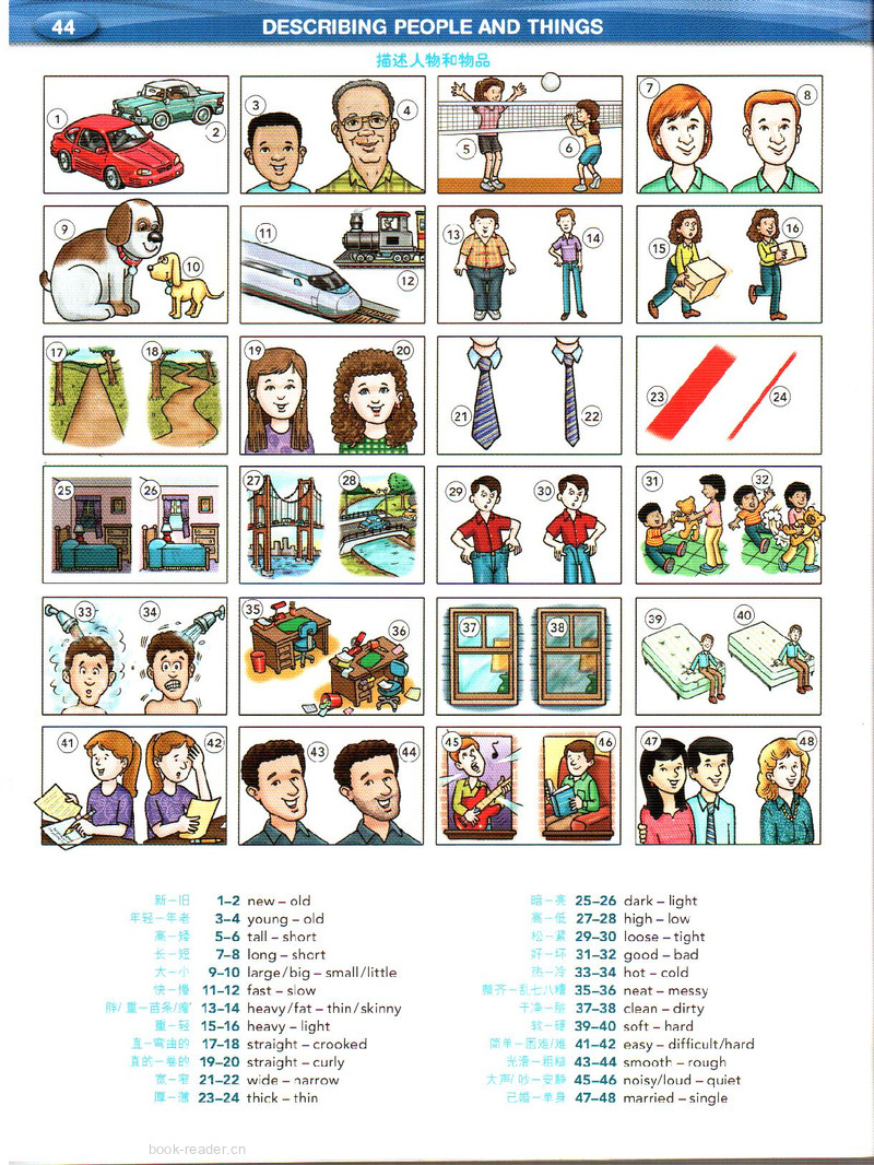 44-45 Describing People and Things
