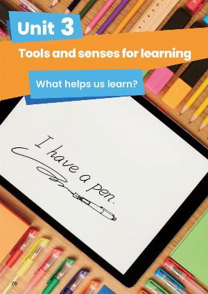 Unit 3  Tools and senses for learning