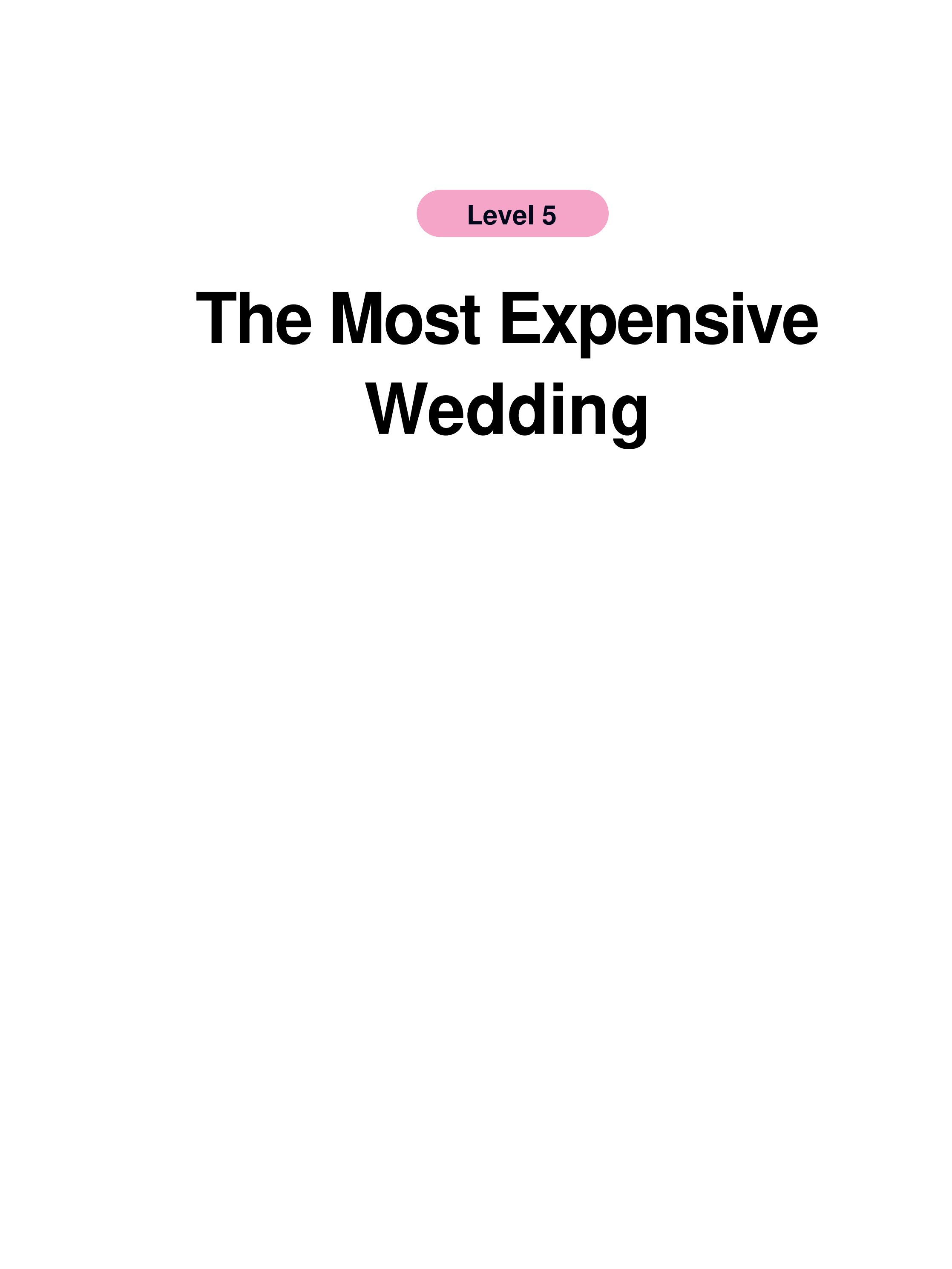 The Most Expensive Wedding